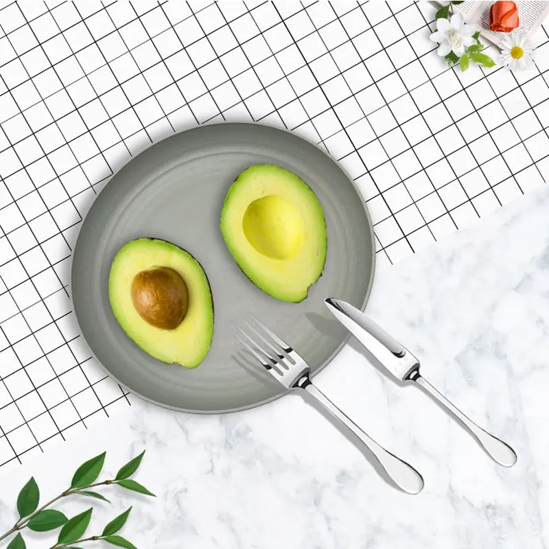 Reusable cheap bulk fruit lemon design plastic dinner round plate modern dinner plates