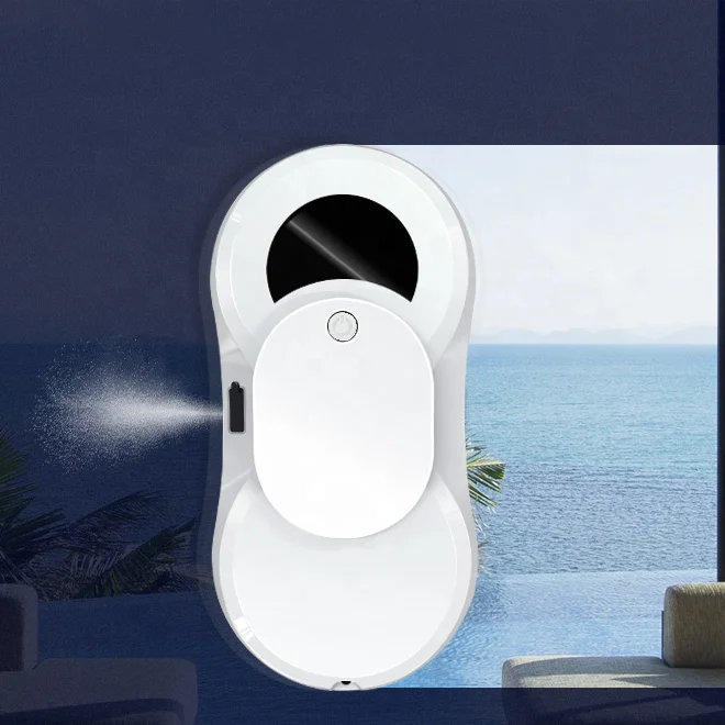 Robot Smart Robotic Window Cleaner with Auto Water Spray Vacuum by Remote Controller Washer