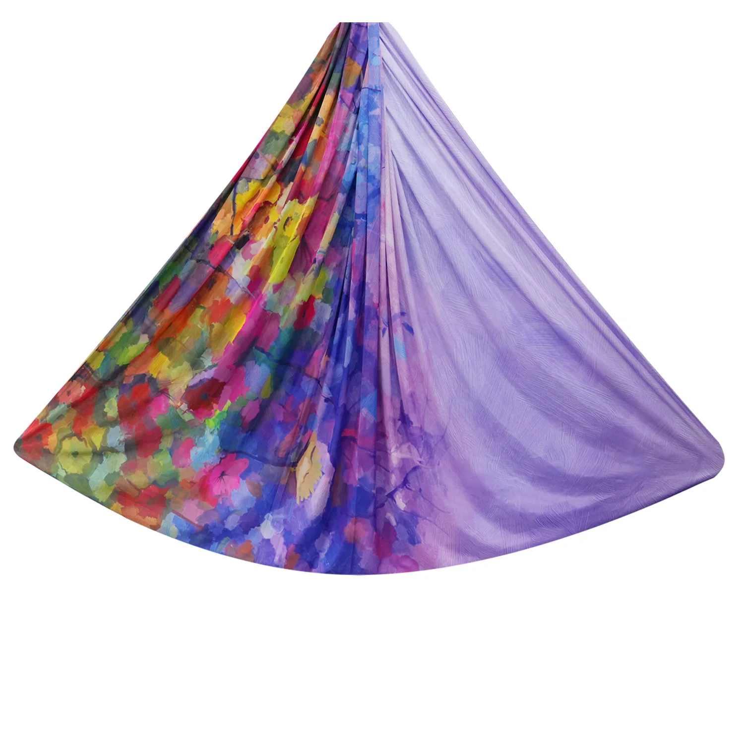 SANFAN Custom Length Tie Dye Anti Gravity Suspension Swing Hammock 5m 6m Aerial Yoga Hammock