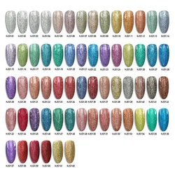 Disco Reflective Gel Nail Supply Wholesale Custom Nail Gel Polish 15 ml Glitter Semipermanente Gelpolish