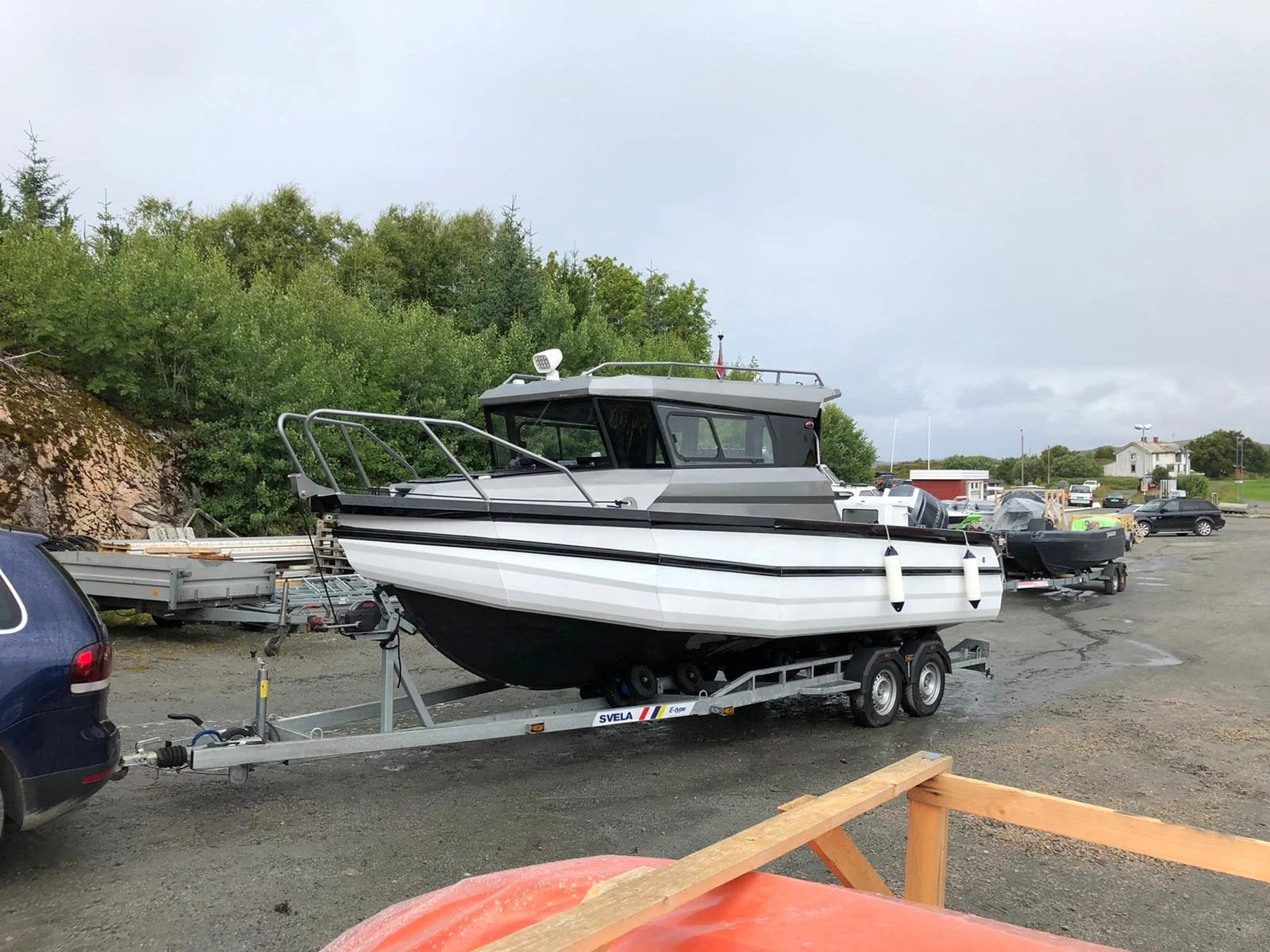 Low Fuel Consumption Speed Boat Aluminum Boat Fishing Boat Weld Aluminum