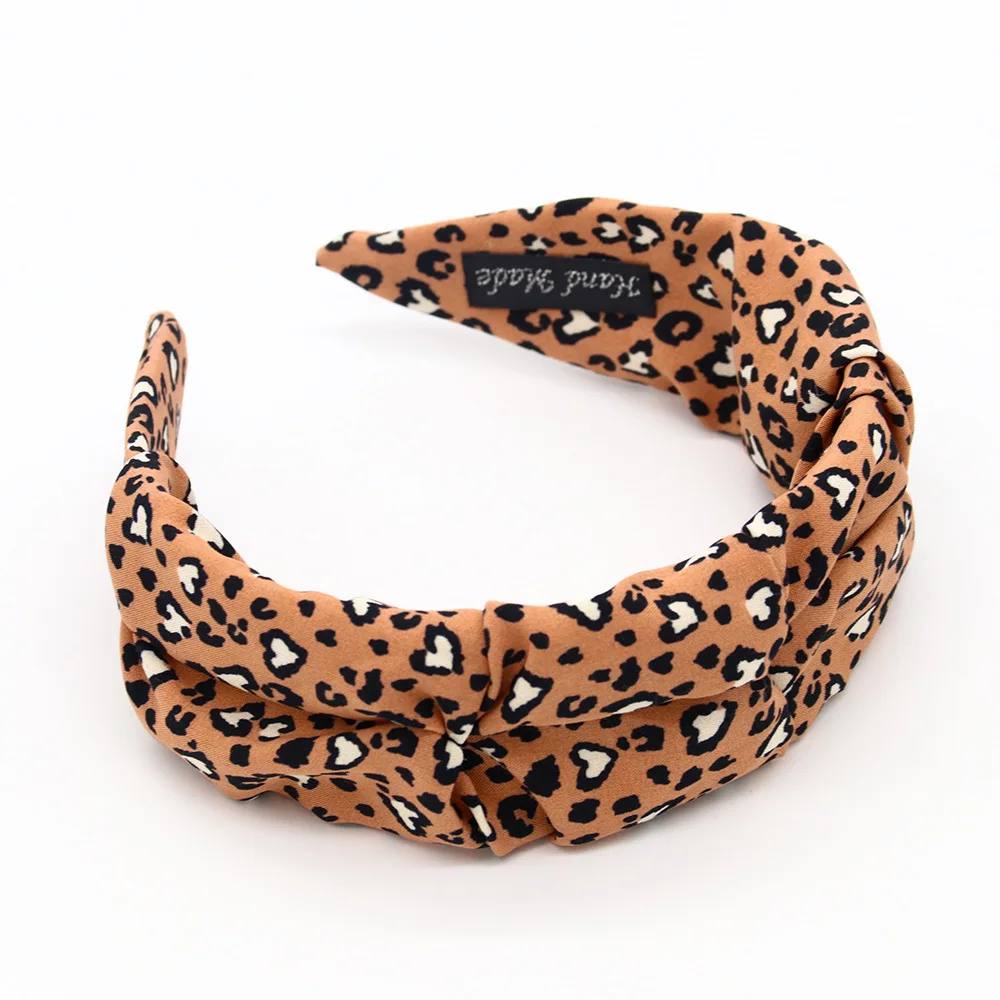 
2021 Wholesale Knotted Headbands Turban Hard Headband Head wear Cute Floral Headbands Hairbands for Women 