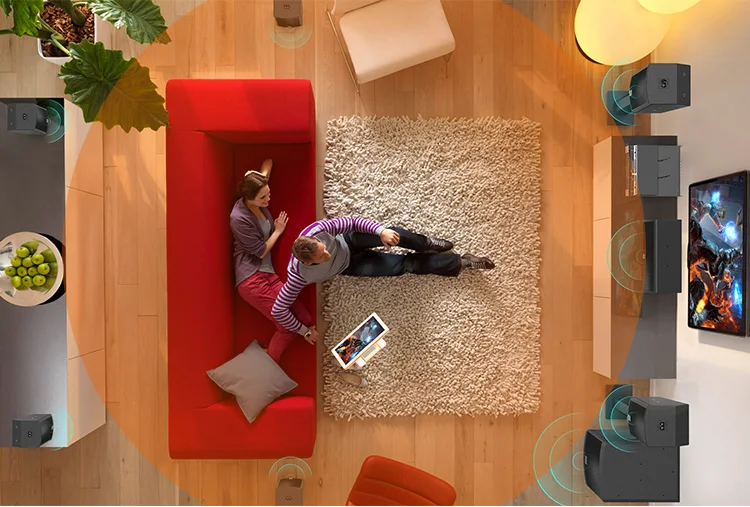 ATSH X6 7.1 Home Theater System Professional 7.1 Audio Surround Speaker With Karaoke Machine Karaoke speaker Voice on demand