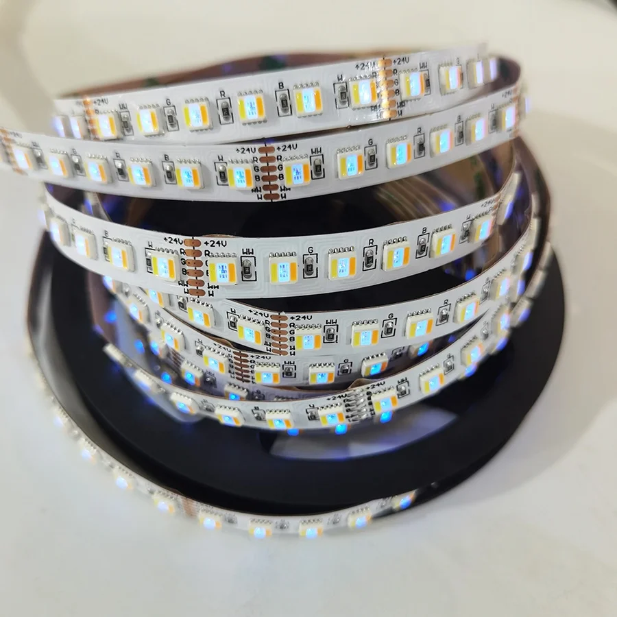 Светодиодная лента 5 в 1 96 cri 90 97 24 5050 светодиодов rbgw rgbcct rgbw rgbww rgb