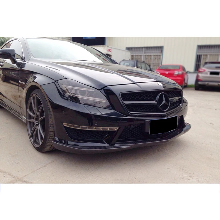 DarwinPRO Carbon Fiber Front Lip For Mercedes W218 CLS63 AMG