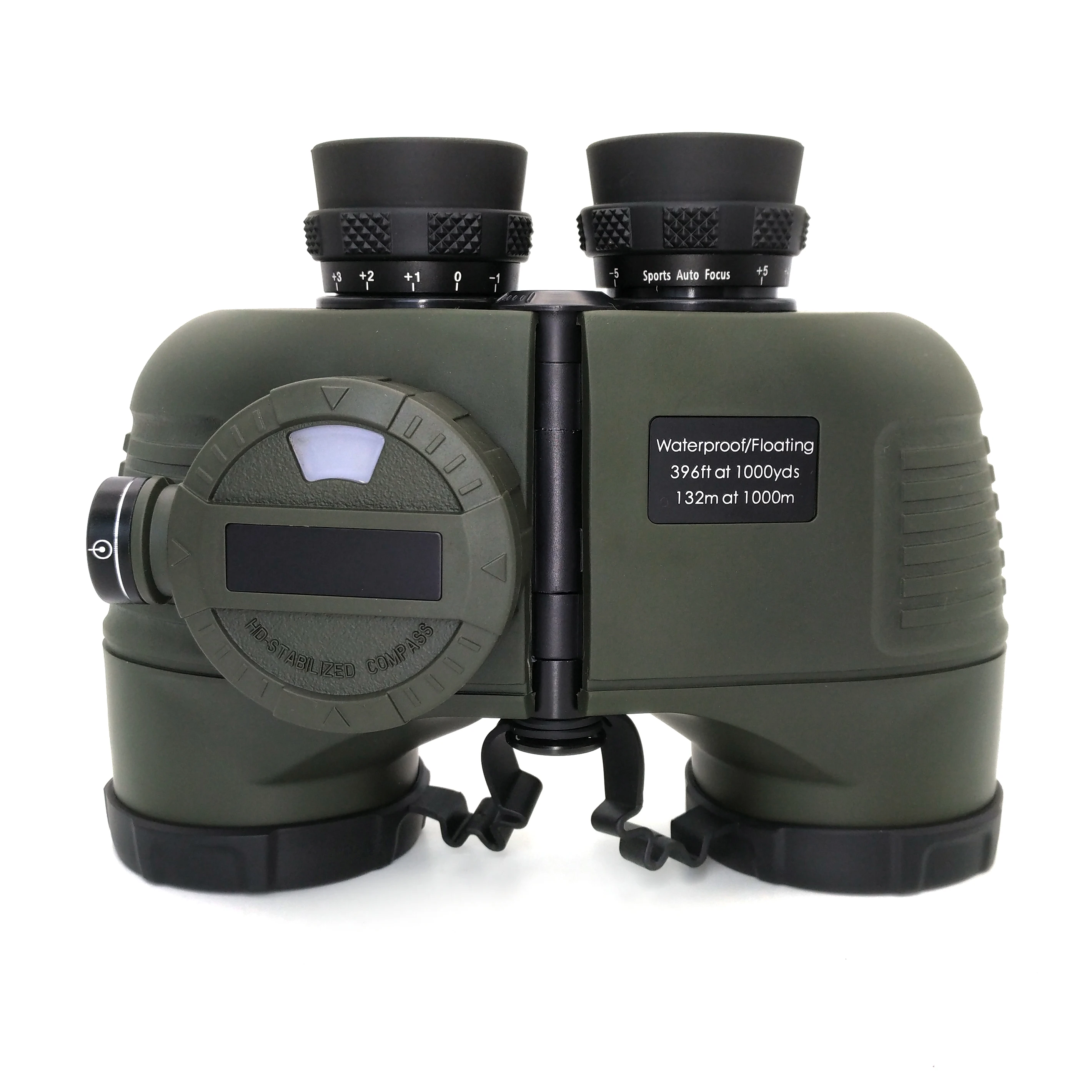 SECOZOOM 7X50 10X50  Binoculars Waterproof with Internal Rangefinder & Compass