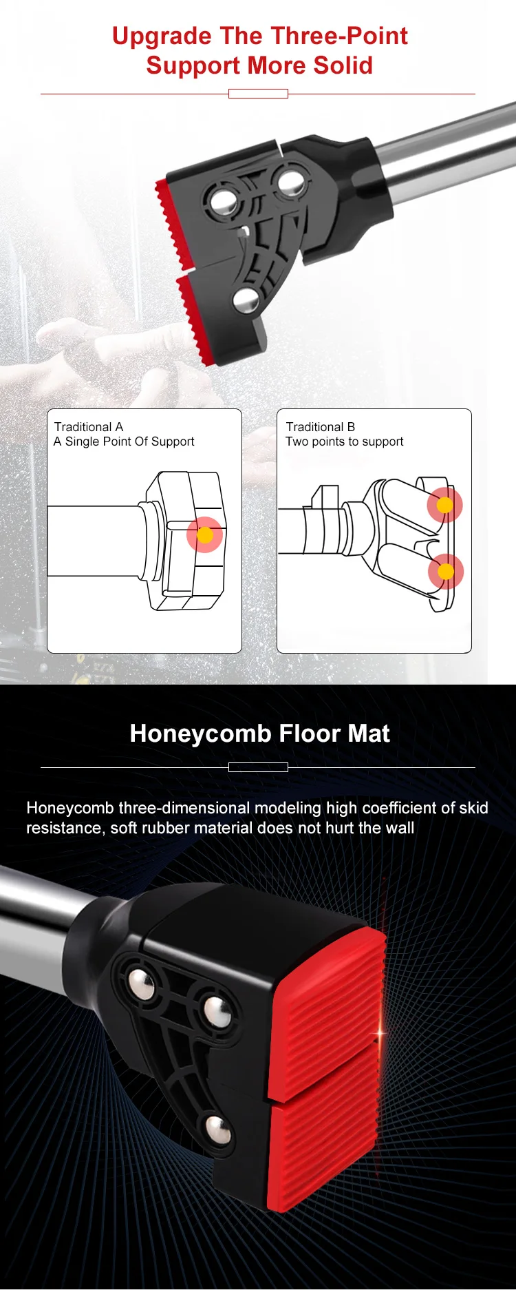 No Screws Home Pullup Bar with Safety Locking Catch Portable Stainless Steel Upper Body Workout Bar for Home Gym Exercise