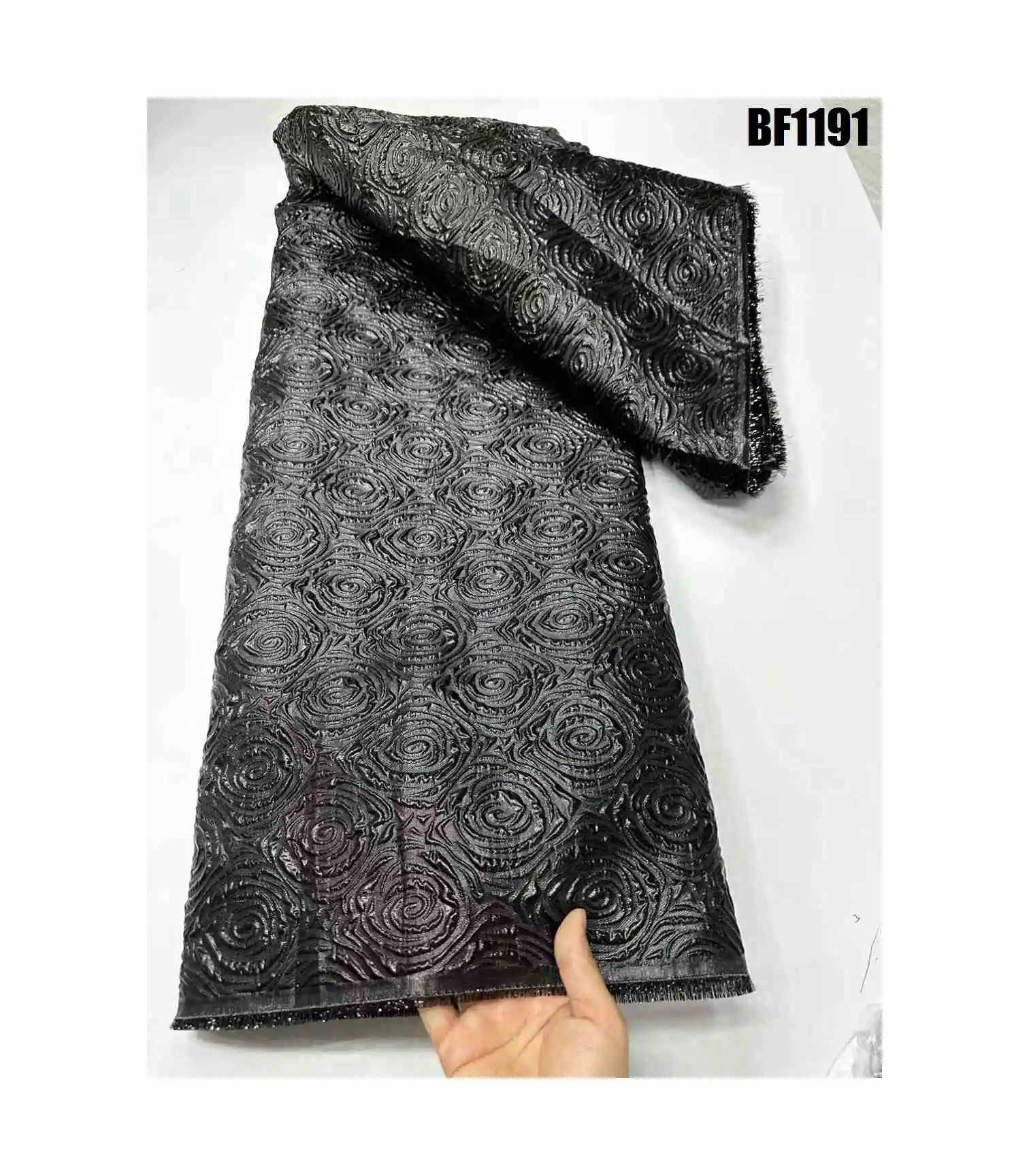 boho lace fabric  African Fashion Jacquard Brocade  Printed Knitted Warp