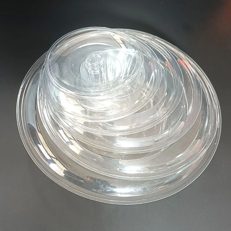 PET round acrylic cupcake  food grade plastic 6 tiers macaron tower display stand for event party dessert display rack