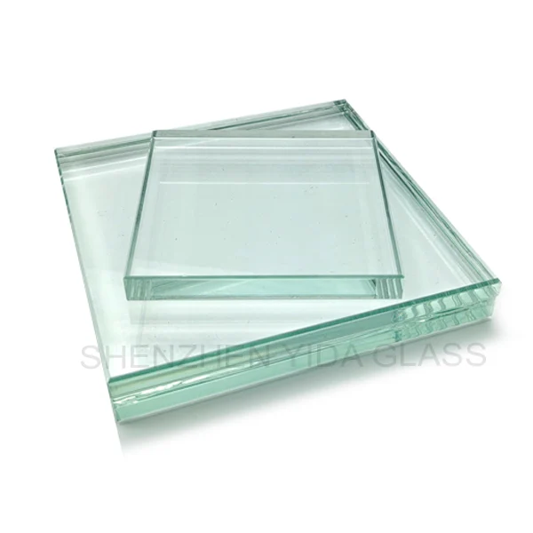 16mm unbreakable bulletproof glass laminated greenhouse large glass panel price for sales