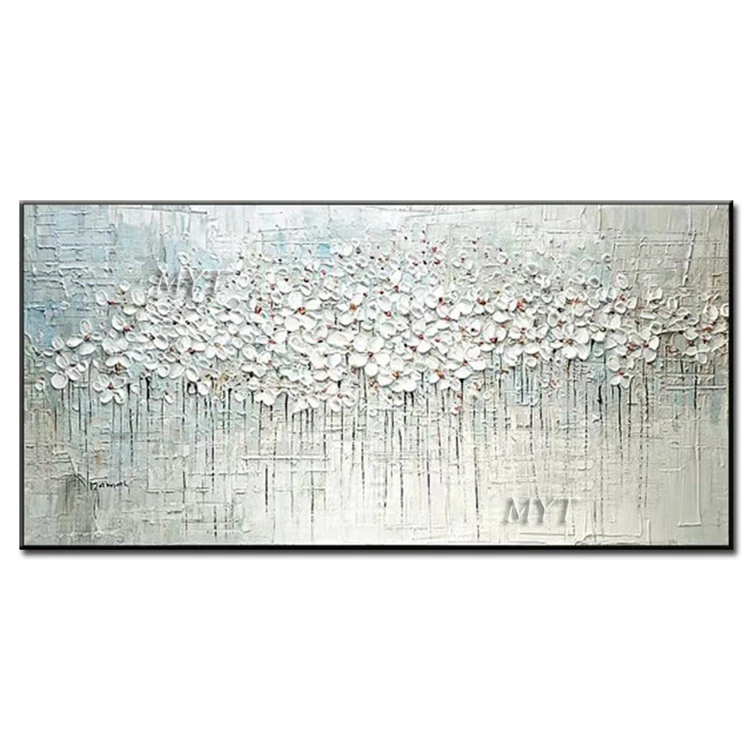 
Newest Wall Art Paintings Abstract 3D Thick Flower Oil Painting Acrylic Canvas Flower Wall Art 