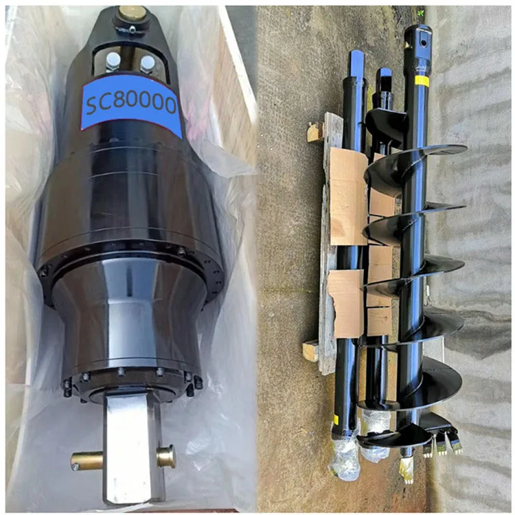 Mini Excavator Auger Attachment for mini digger