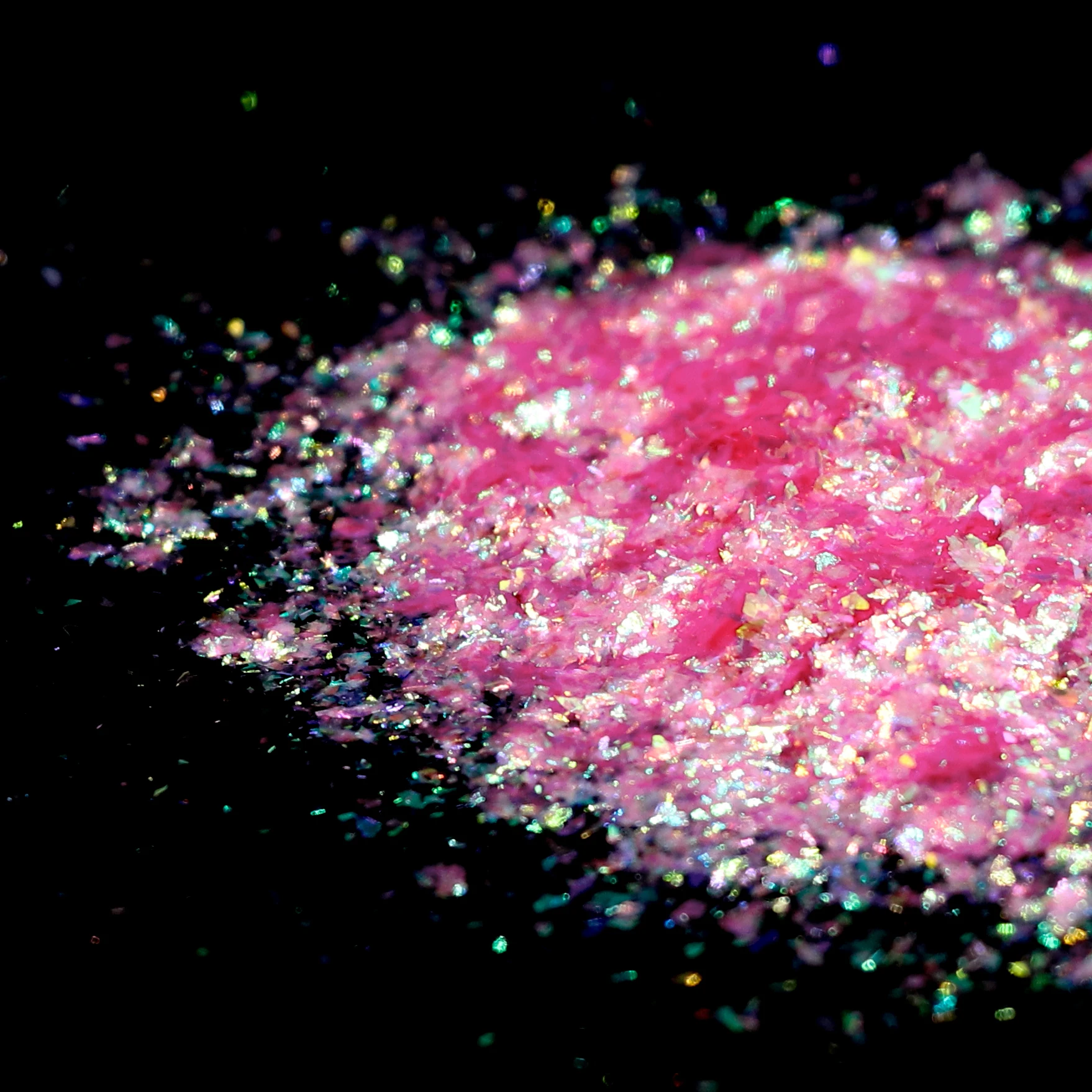 18 Color Chameleon Flake Nail Pigment Powder colorful diamond holographic powdered pigment