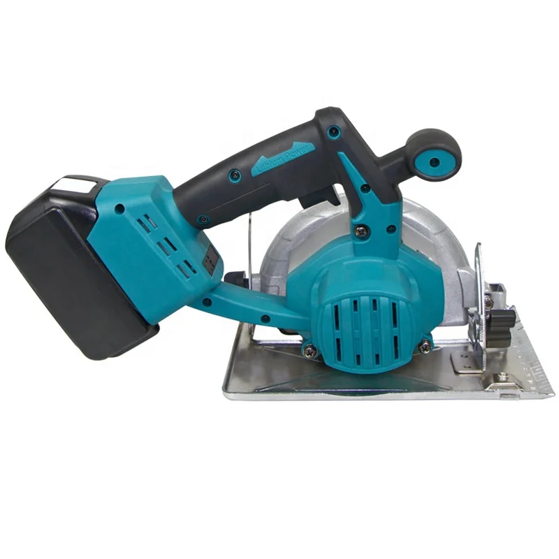 21V Handheld Cordless Wood Cutting machine Battery Power Mini 5inch 125mm Electric Circular Saw