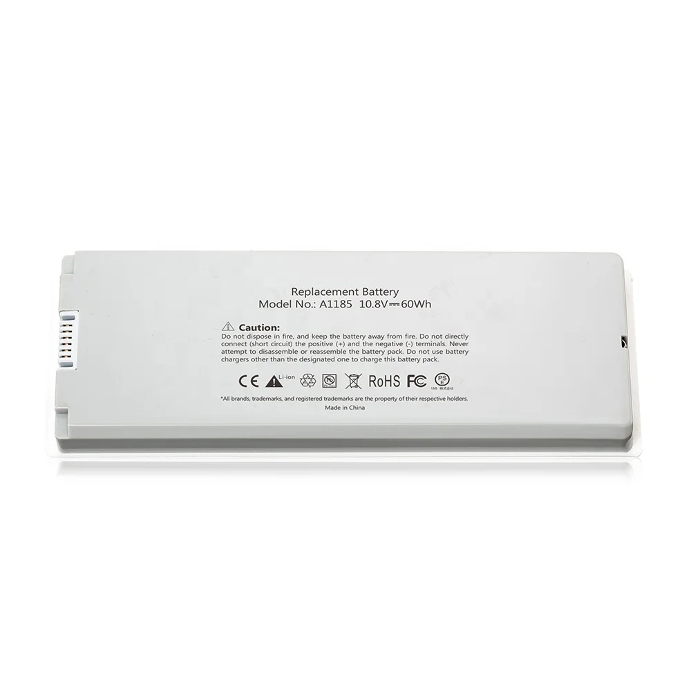 
A1181 Rechargeable 10.8V Laptop MA254 MA255 MA472 MA700 MA701 Battery For Macbook 13