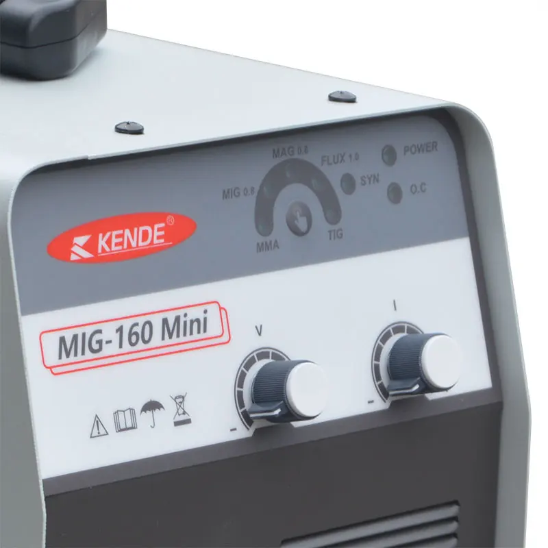 Ручной сварочный аппарат на 220 В, портативный сварочный аппарат MIG-160 mini