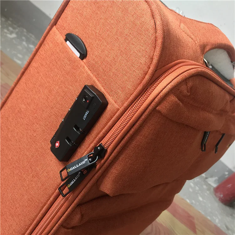 Oxford Cloth Luggage Spinner Belongings Fabric Luggage Suitcase 24 Trolley Box Travel Case Outdoor Case