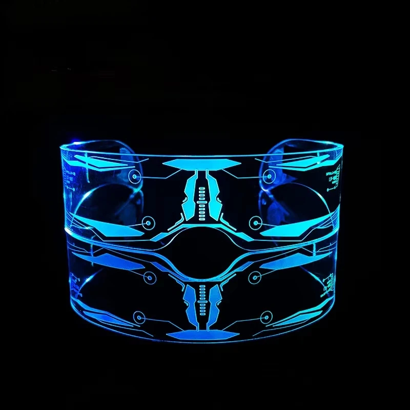 Professional Fashion Cool Led Neon Light Up Luminous Glowing  Glasses