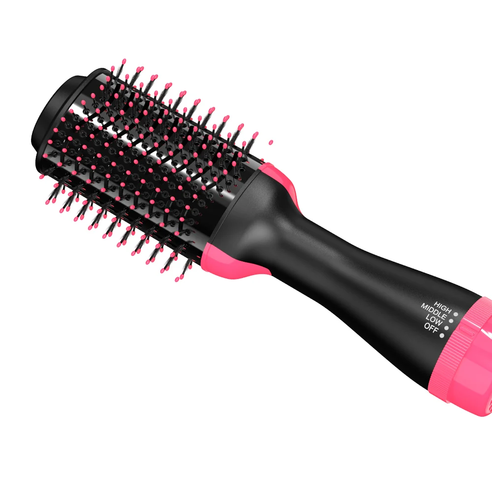 
Ulelay OEM & ODM cepillo 3 en 1blowout brush blow dry brush hair straightener brush hair volumizer 