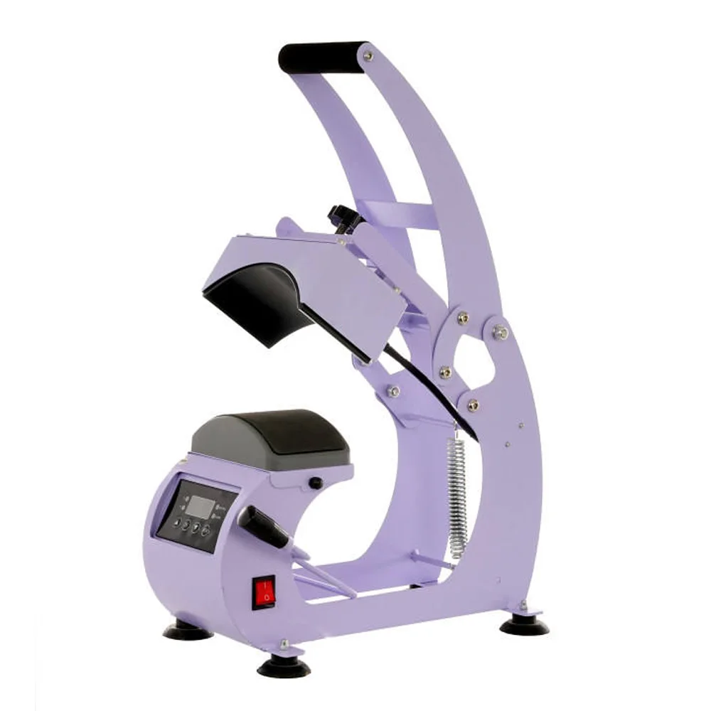 hat heat press machine heat press lower platen with LCD Timer and Temperature sublimation heat press machines