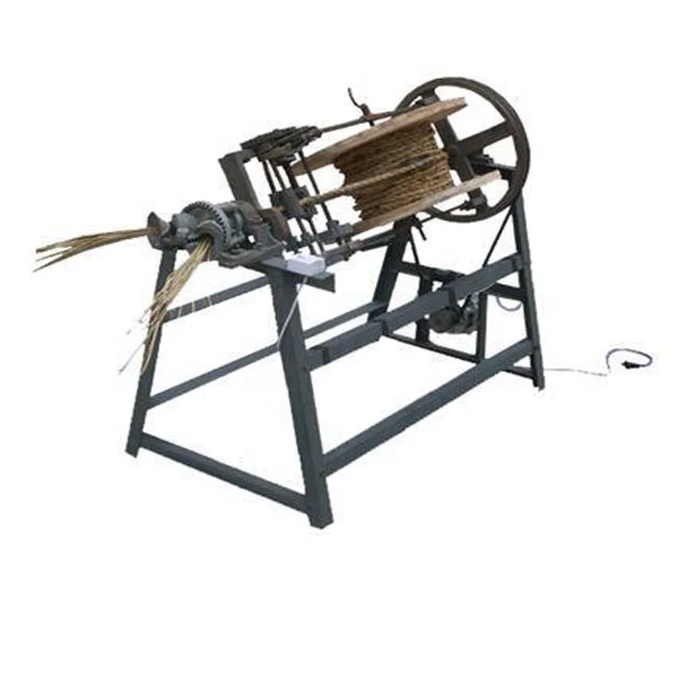 High quality rice straw rope weaving machine hay band pinning straw rope winding machine