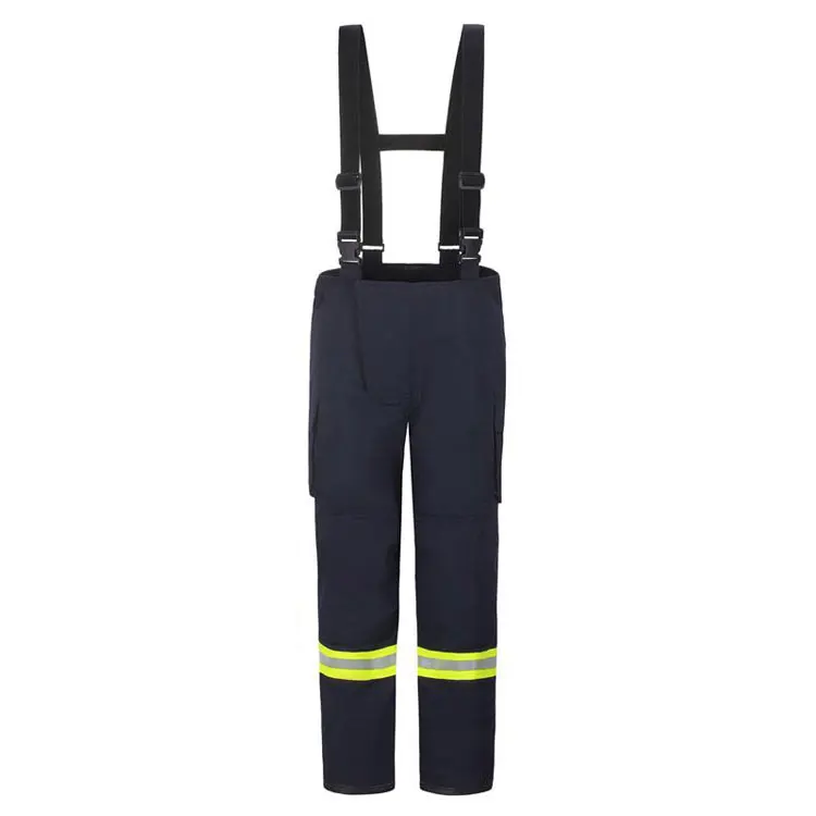 Factory sale  4 Layers Aramid Navy Blue Firefighter Safety Suit