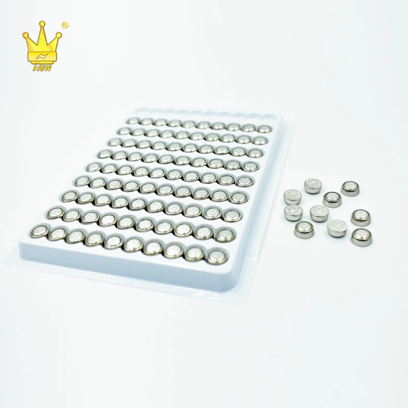 Щелочные кнопочные элементы CROWN V AG3/LR41 1 5 в Бесплатная ртуть хорошая цена Прямая продажа с