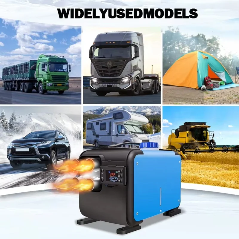 Camping Heatersrectangular Air Diesel  Home Van Car Truck Boat Tent 12V 24V 220V All In One 5KW