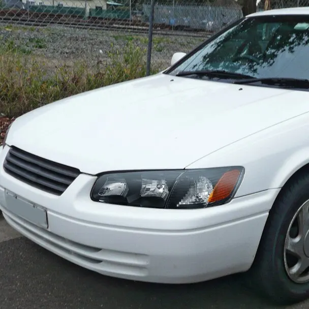  Налобный фонарь для Toyota Camry 2000 2001 налобный + сигнальная лампа черная рамка американская версия Автомобильные