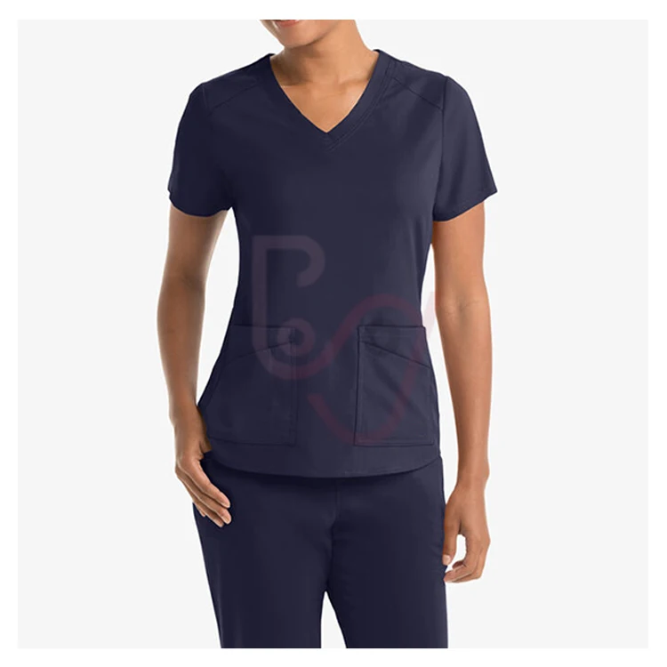 V-neck custom hospital uniforms medical nursing scrubs uniform scrub sets uniformes medicos