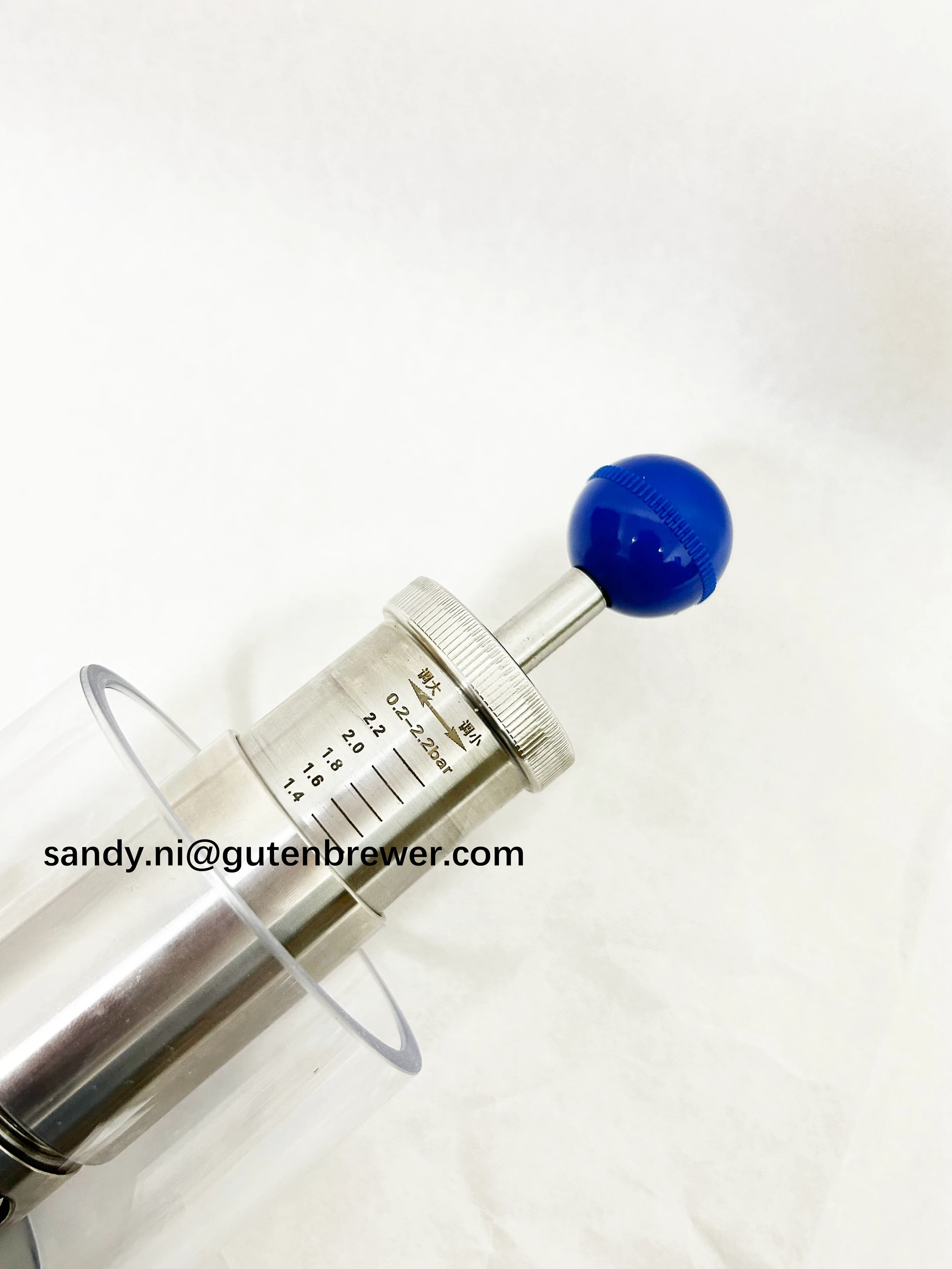 Stainless Steel Homebrew Spunding Valve 1.5'  Sanitary Tri Clover Clamp Beer Brewing Equipment