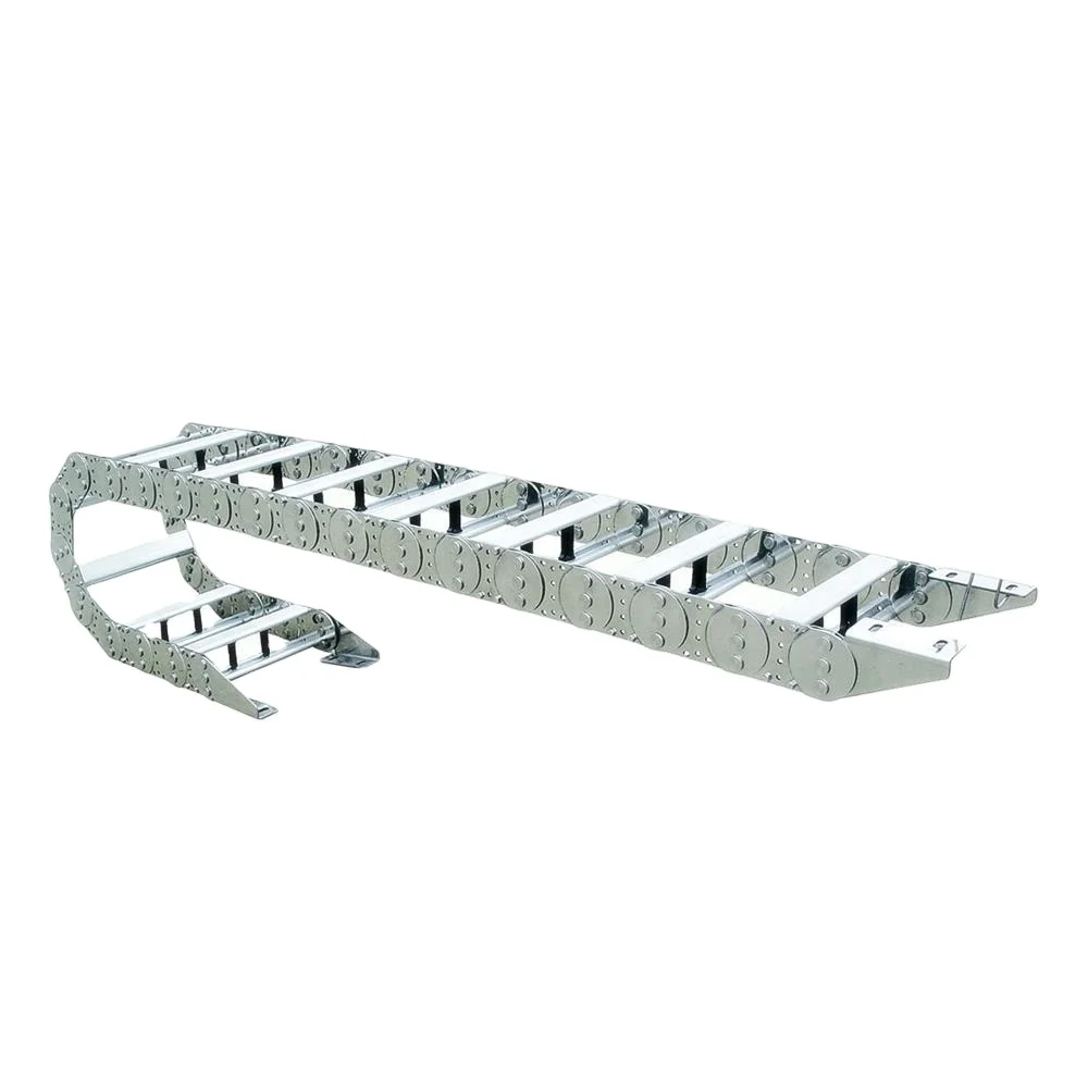 Стальная пластиковая кабельная цепь Транспортировочная лента цепь для защиты кабеля машины