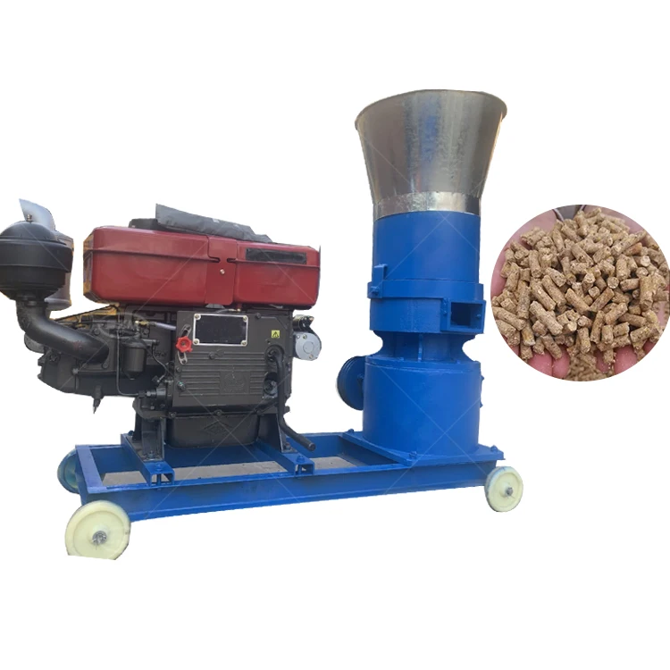 Chicken Feed Pellet Machine,Animal Feed Grinder With Feed Making Diesel Mill Machine For Sale