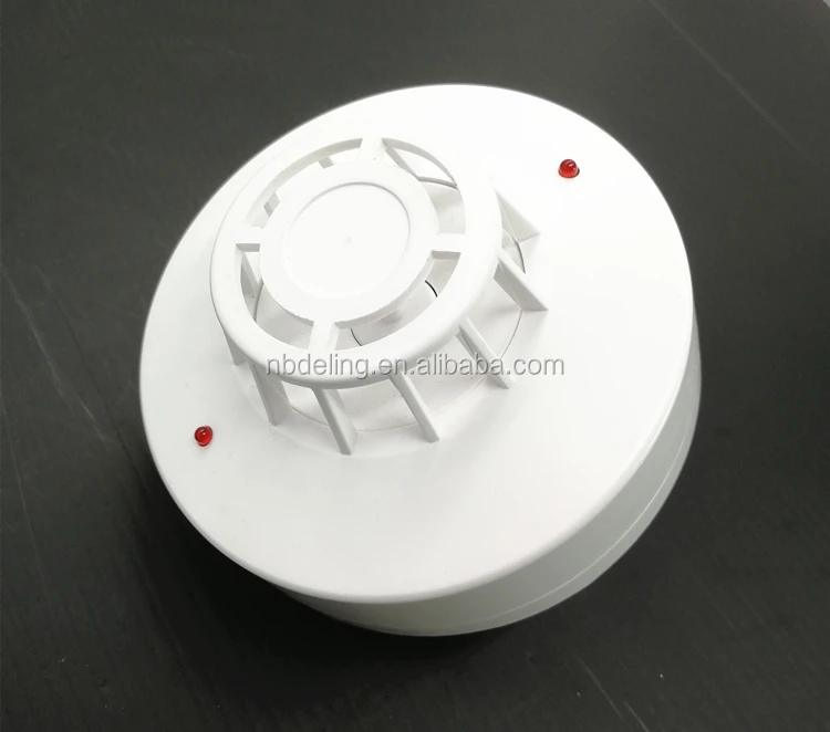 4Wired Combination Heat Detector with CE Certification smoke heat alarm detector alarm