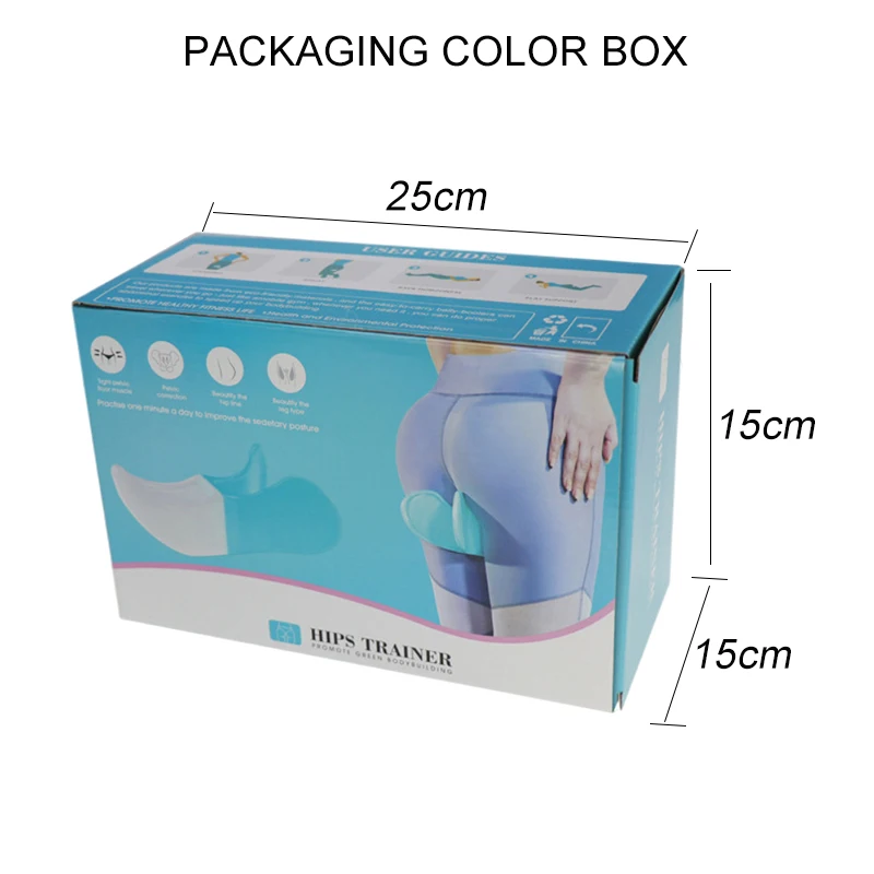 Customized Logo Home Fitness Exerciser Colorful PVC Thigh and Hip Muscle Trainer Buttocks Lifting Peic Trainer