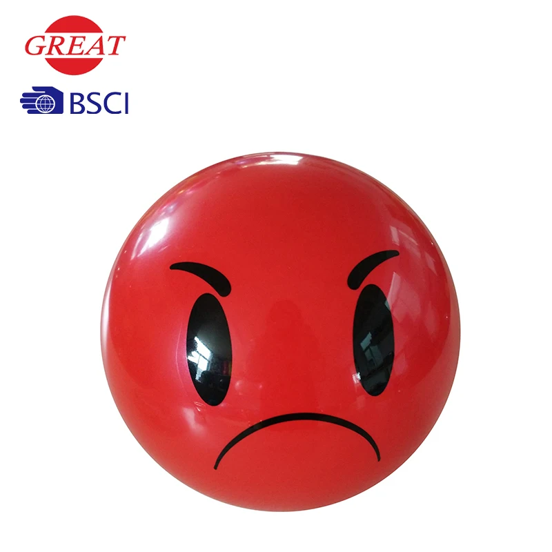 Надувной игрушечный мяч из ПВХ с принтом для