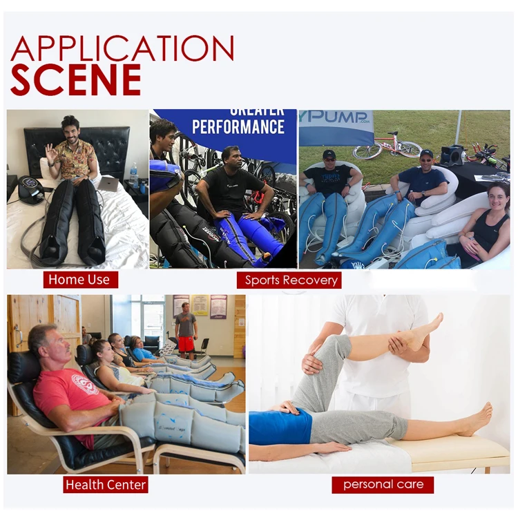 Factory sell IPC air compressor leg and foot massage for lymph edema or varicose vein