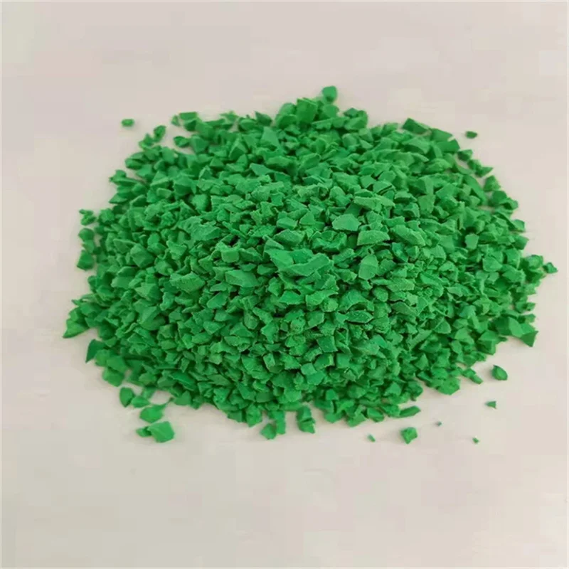 EPDM granules EPDM Colored Rubber Particle Kindergarten Park Community Fitness Trail Lawn Filling with Green Particles