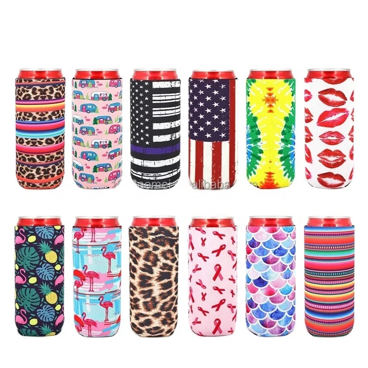 AOMEI Hot Sale Factory Direct Neoprene Sleeve Insulated Can Cooler Drink Coozy Logo Stubby cooler