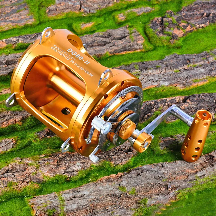 Horizon Max Drag 45KG Full Metal Sea Fishing Reels Big Game CNC Reel Carretes de Pesca Jigging Reel