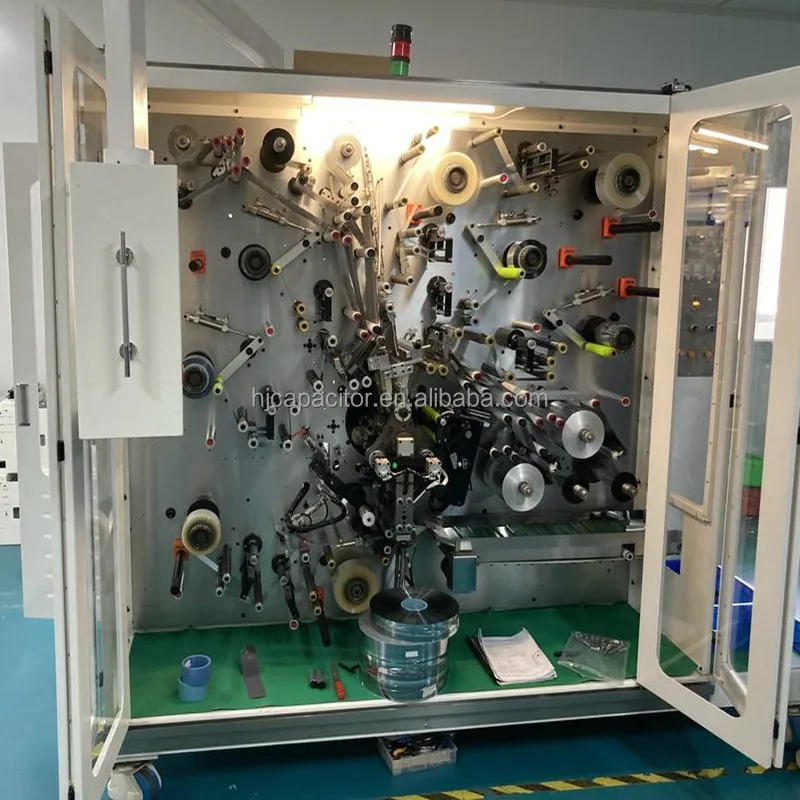 Automatic winding machine for A.C. capacitors-Metal film winding machine