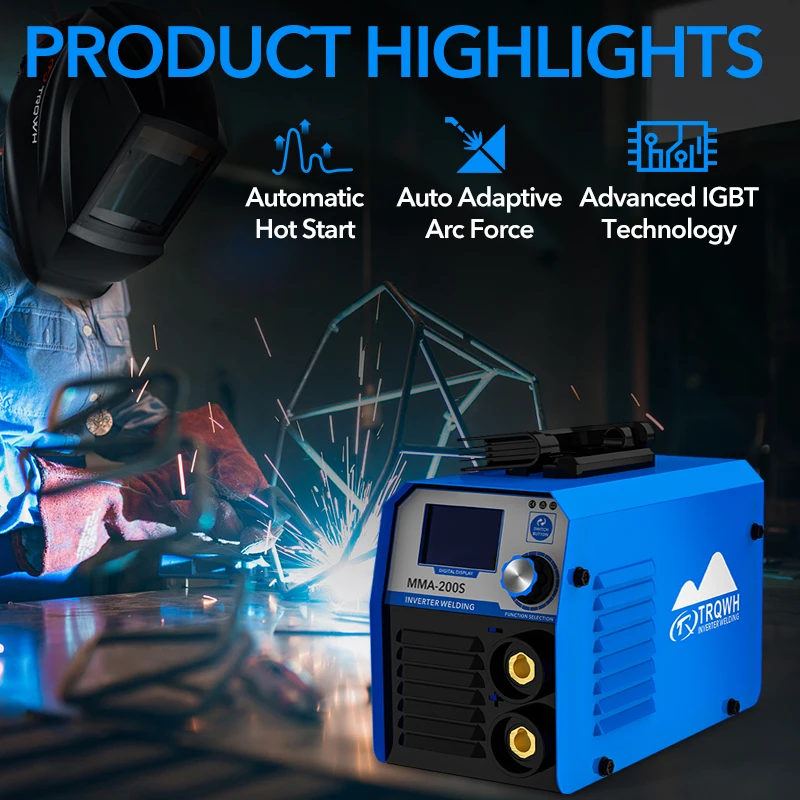 TRQ Factory price Custom 140-200A MIG140/160/180/200 welder Multi-functional portable handheld 2-in-1 welding machine