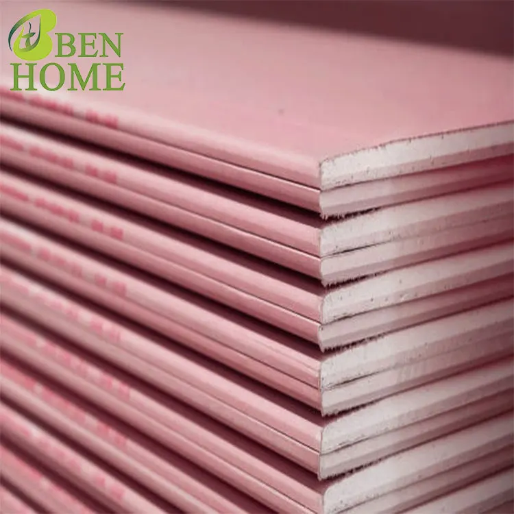 Manufacturer Supply Fiber-Reinforced Drywall Square  Plasterboard