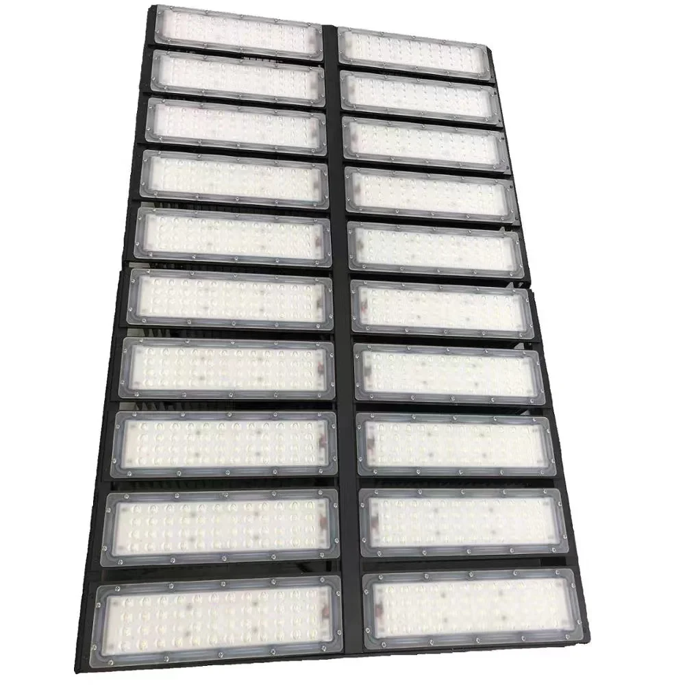 Shingel Outdoor High power aluminum IP65 1000W 1200w LED modular tunnel lighting Flood Lights stadium light