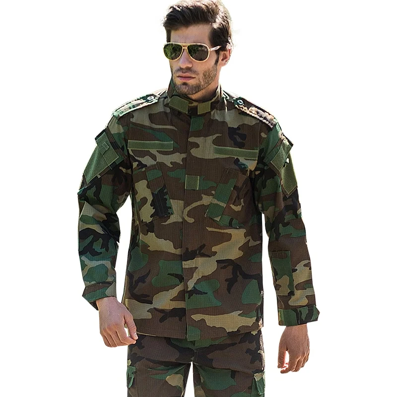 Men Outdoor Tactical Uniform Suit  Rip-Stop ACU Uniform Four color jungle ACU Uniform Suit