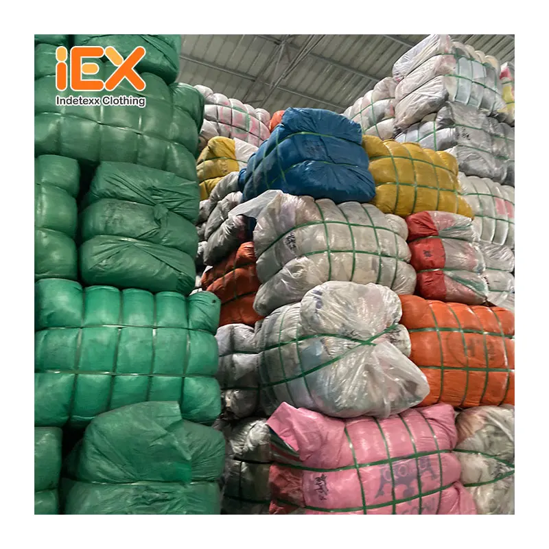 Indetexx Factory Price Best Codes Ukay Bundle Supplier 45kg Vip Code Wholesale Used Jeans In Bales