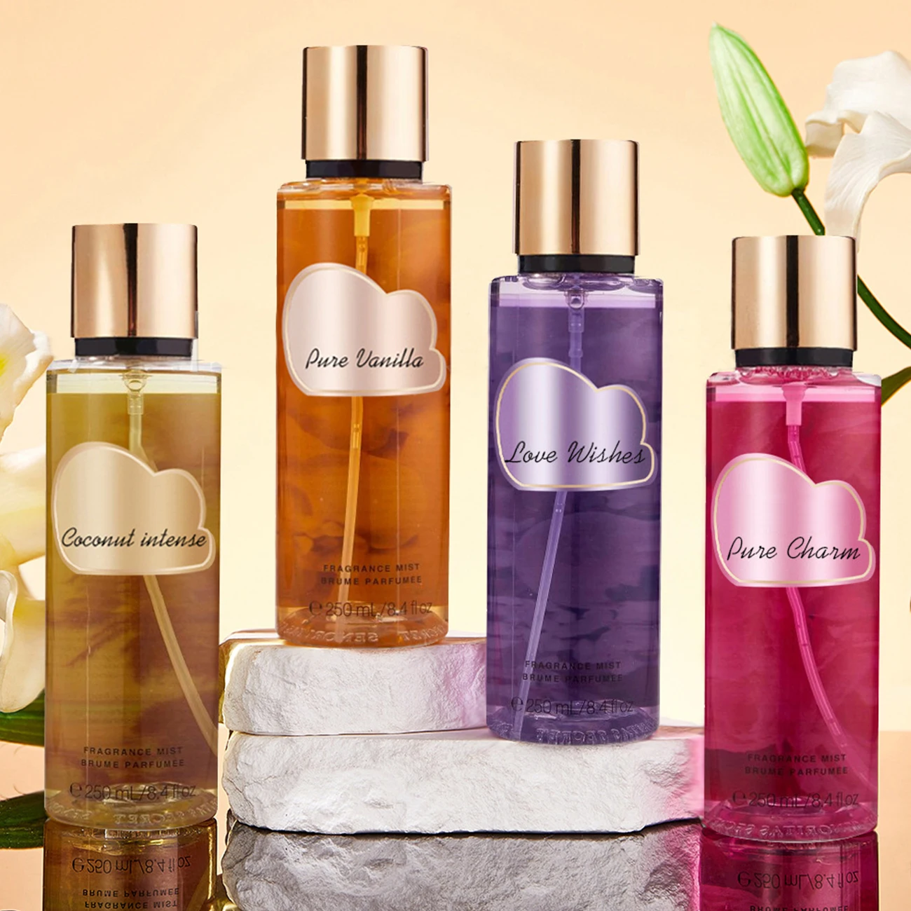 High Quality Fragrance 250ml Fragrance Secret Deodorant Body Spray Body Mist Women Perfume