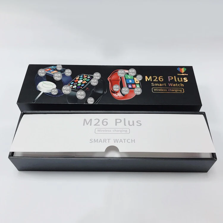 NEW M26 plus smart watch series 6 for call answering 1.75inch blood pressure smartwatch