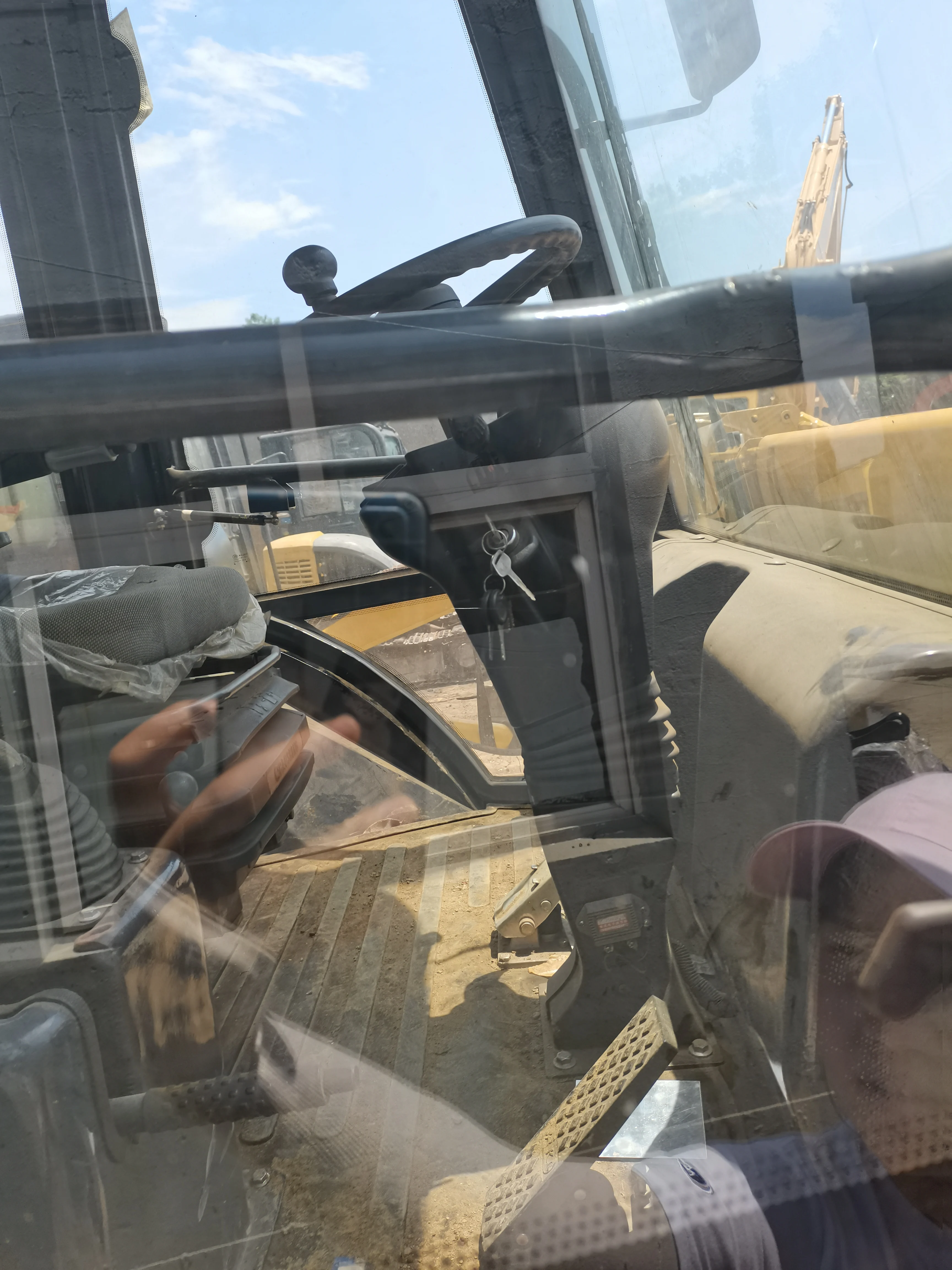 used  large excavator machinery backhoe loader CARTER 420 /second hand excavator CARTER 420 good price for sale