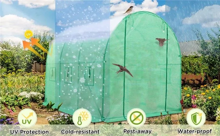 3x2x2 small indoor greenhouse metal walk in plastic greenhouse poly house structure backyard greenhouse